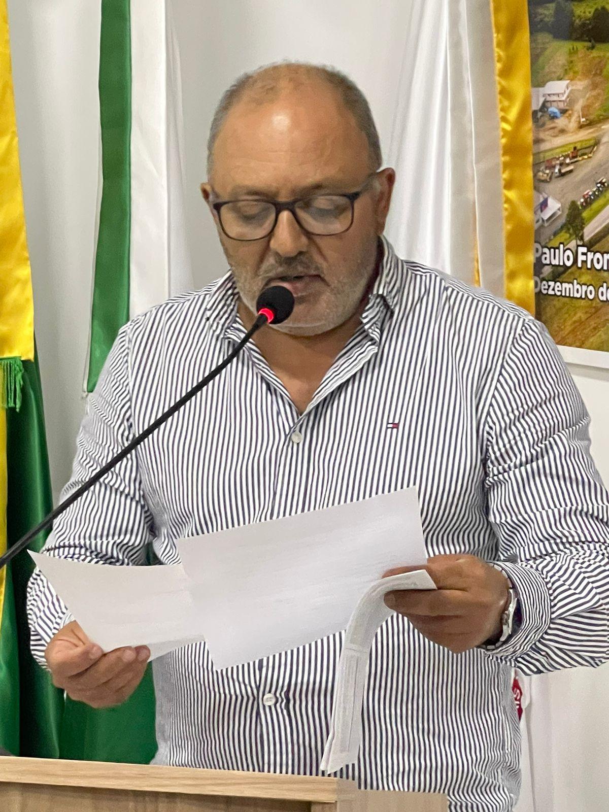 Vereador de Paulo Frontin apresenta denúncia na Tribuna da Câmara: 