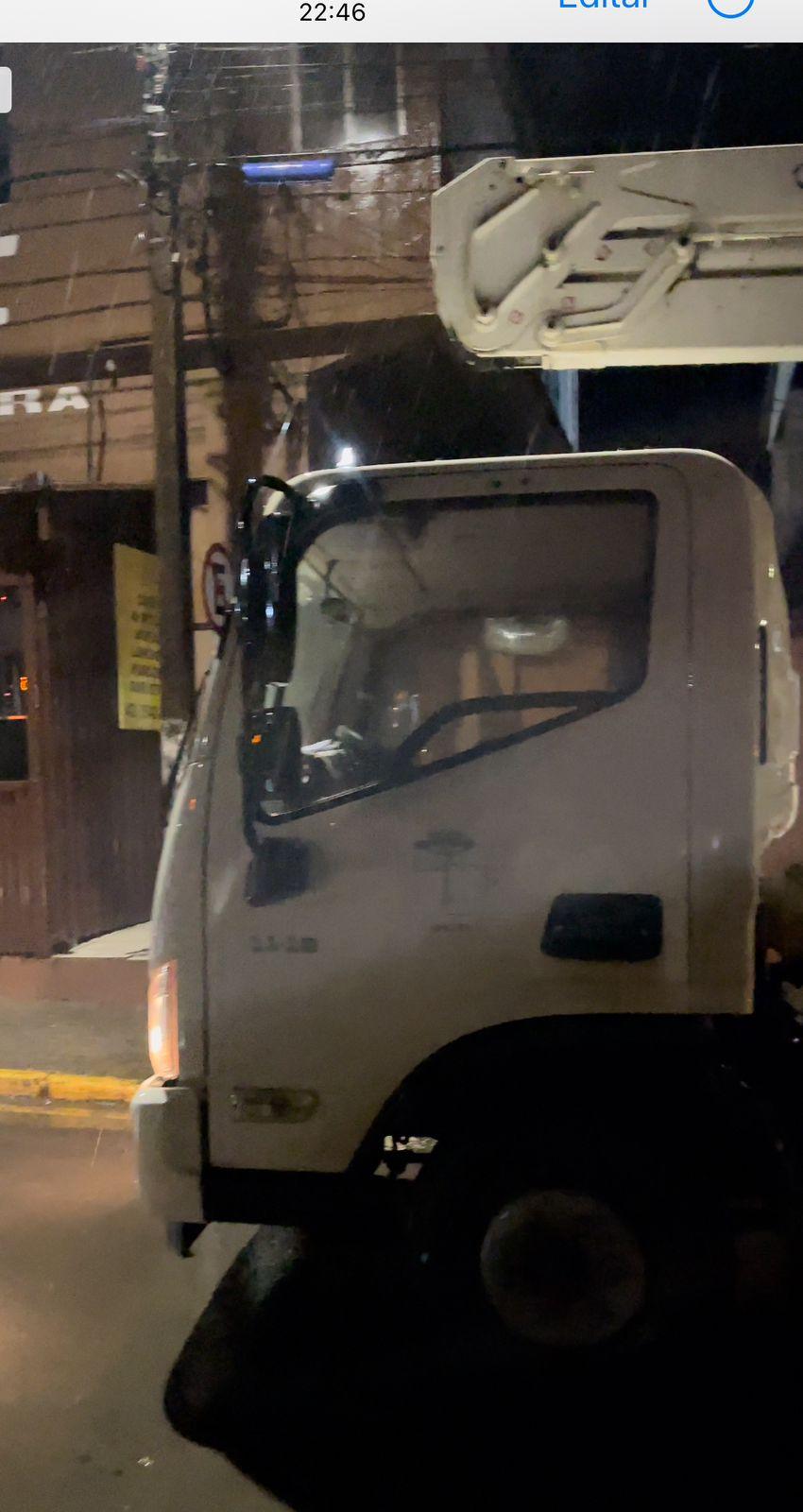 Motorista de empresa terceirizada que dirigia o caminhão da prefeitura de Mallet se recusou em fazer o bafômetro