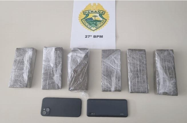 TRÁFICO DE DROGAS É REGISTRADO EM MALLET COM APREENSÃO DE ENTORPECENTES