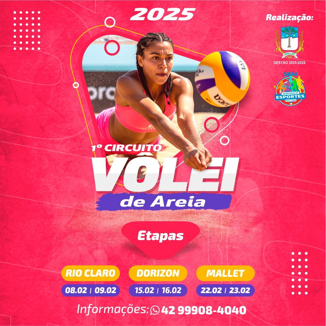 1º Circuito de Vôlei de Areia: Evento Promete Agitar Fevereiro em Mallet