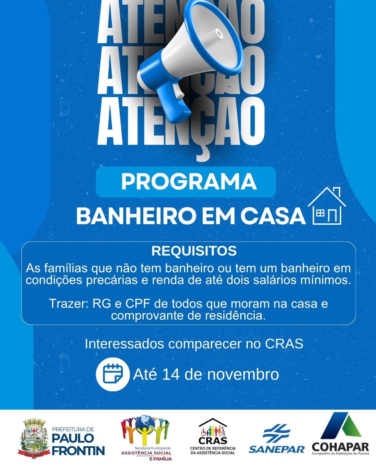 🏡 Programa Banheiro em Casa