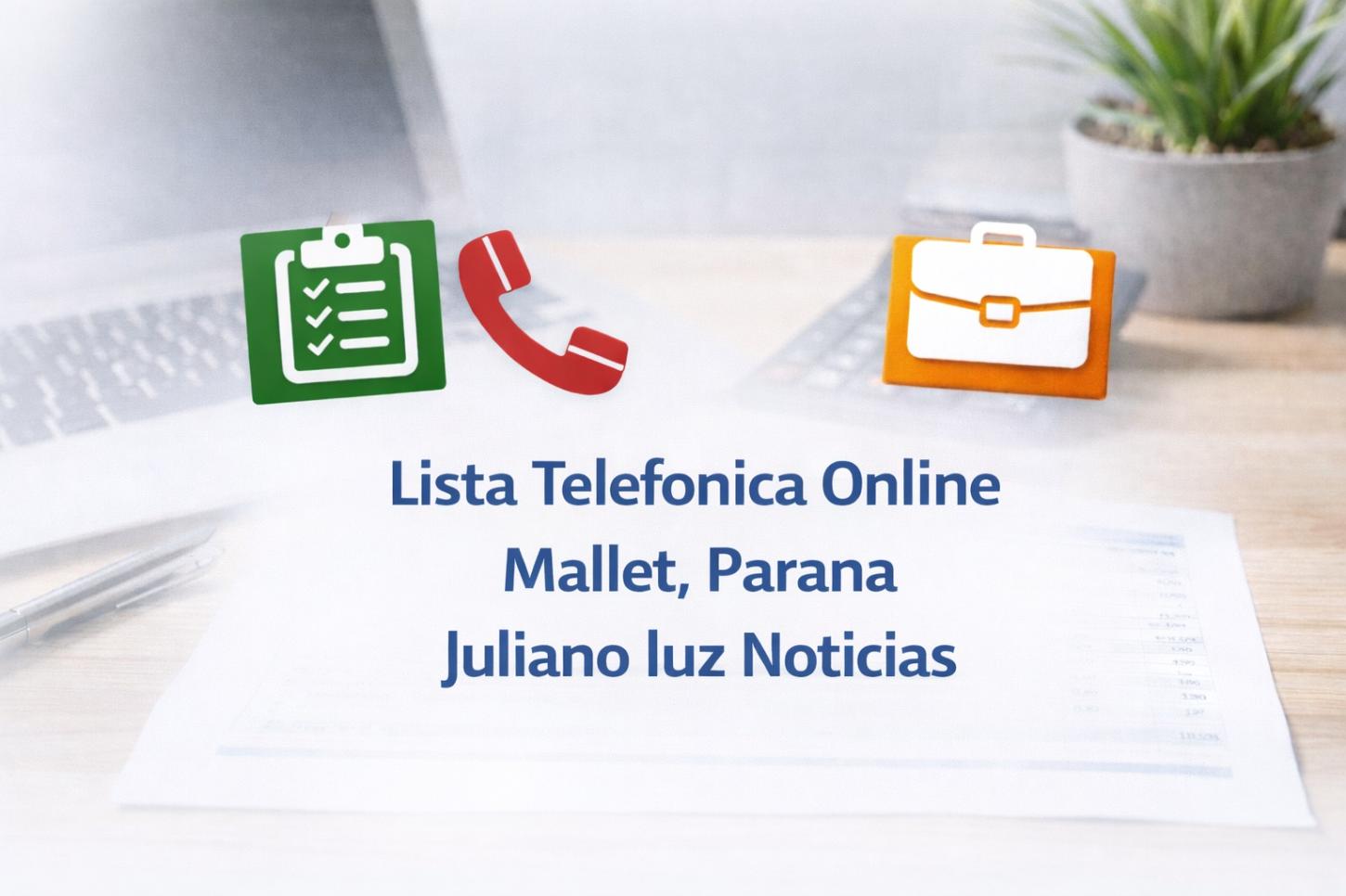 Lista telefônica empresarial Mallet
