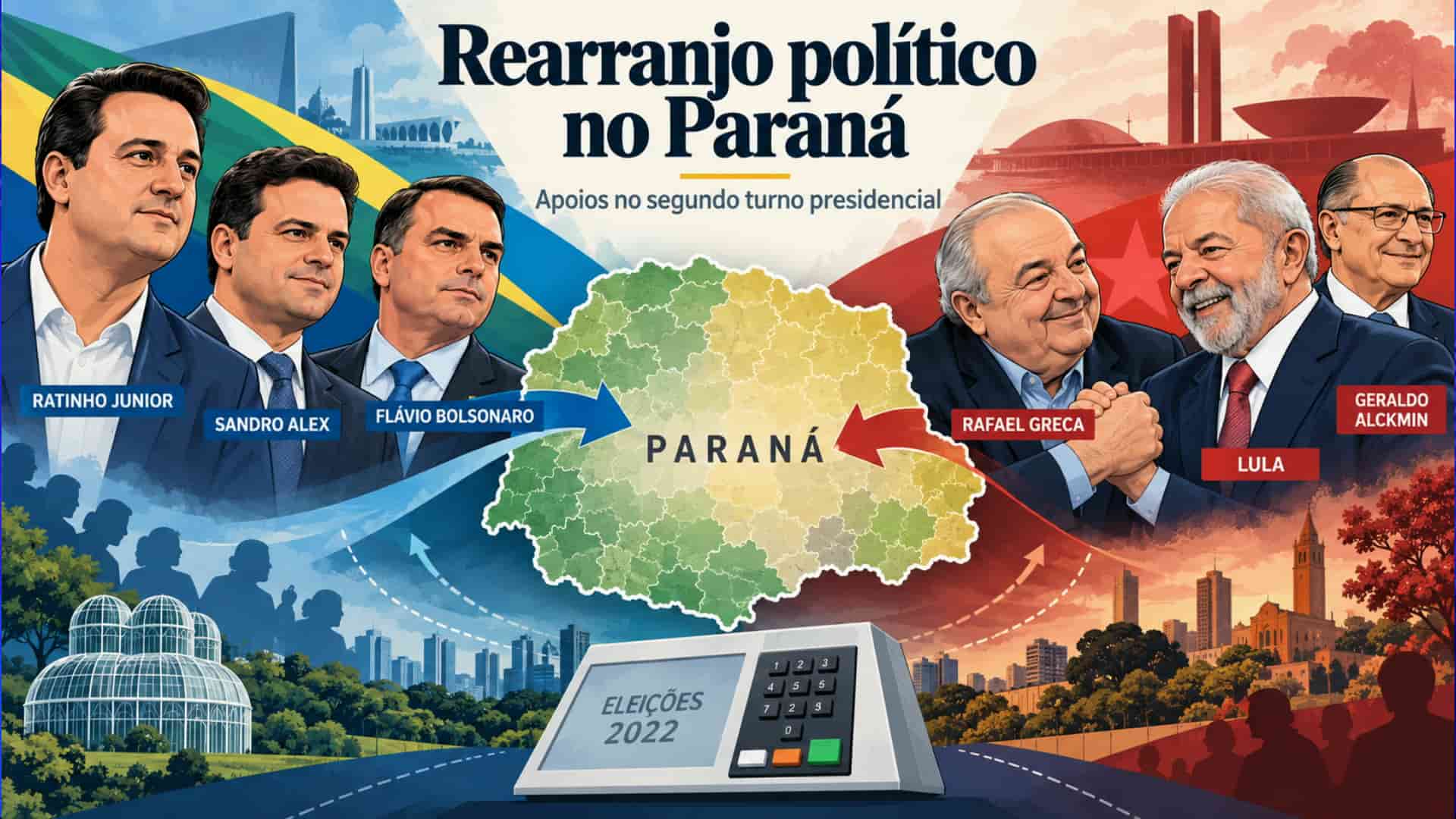 Segundo turno no Paraná expõe novo rearranjo político nas alianças