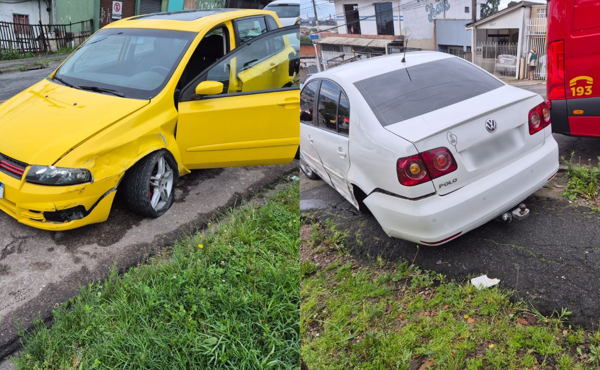 Três jovens ficam feridos após acidente no Parolin na madrugada deste sábado