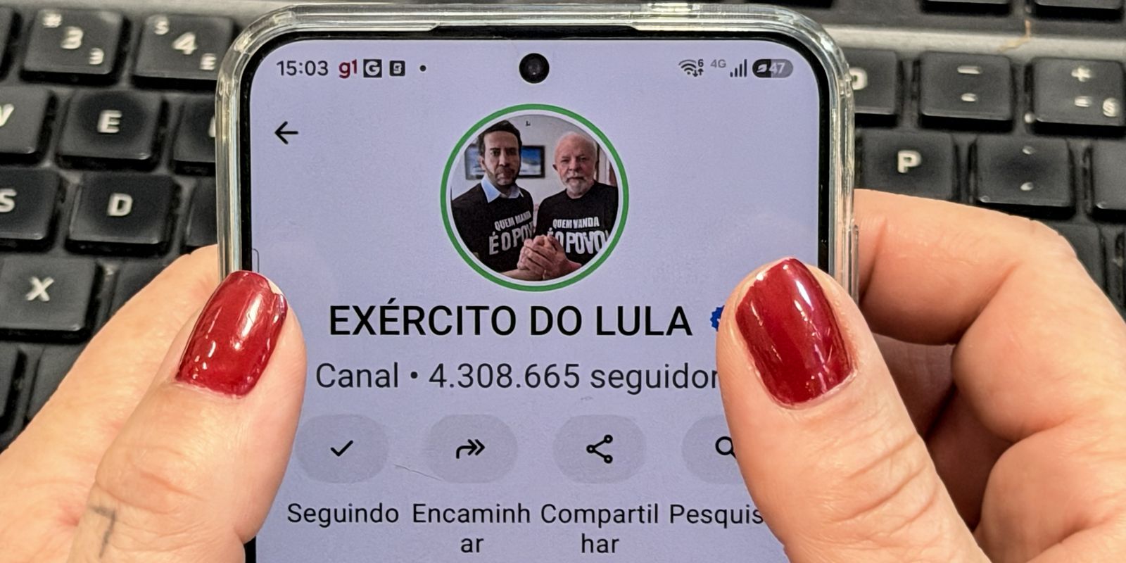 Canal exército do lula retorna ao whatsapp após regularização no tse