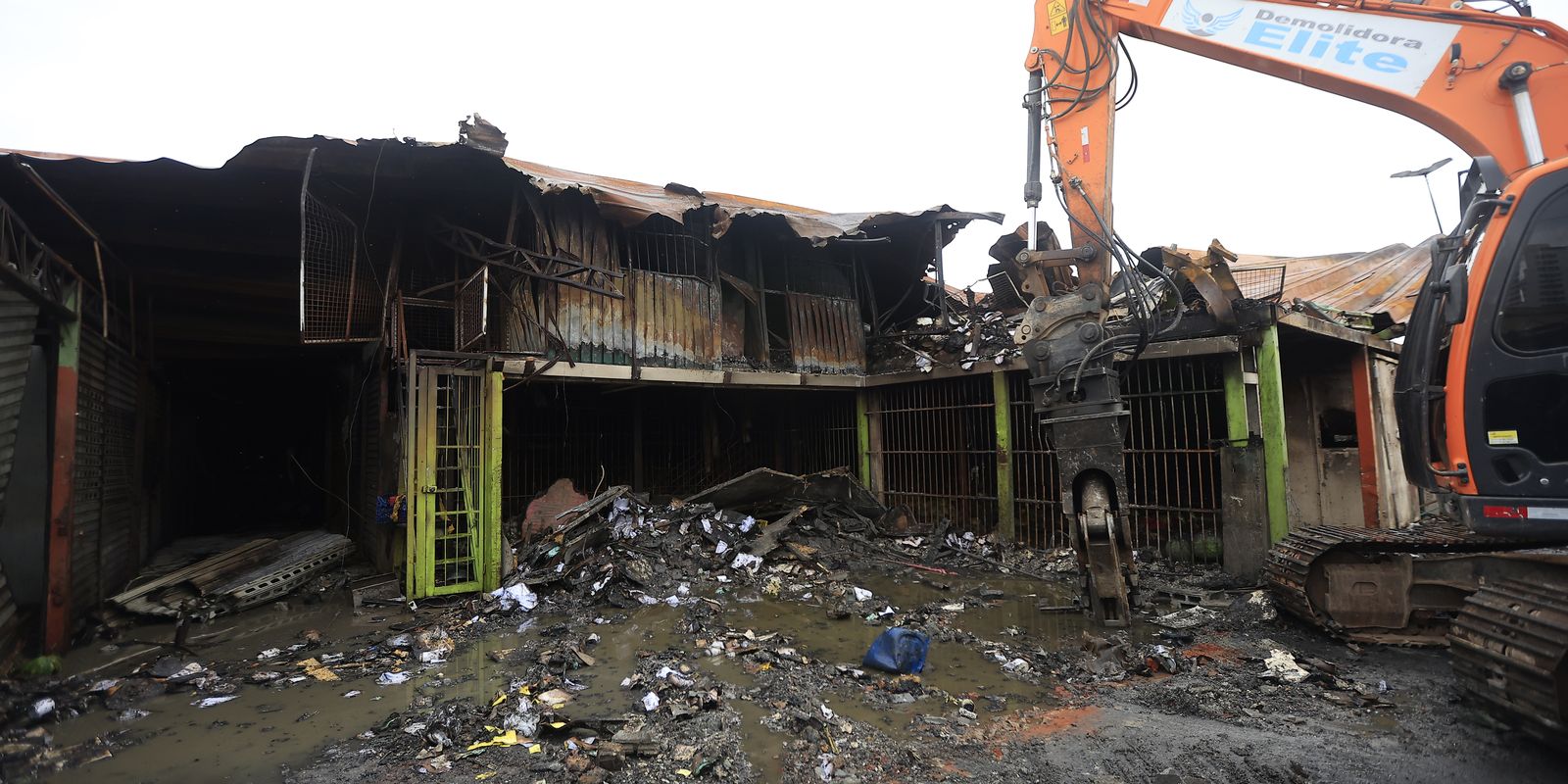 Estruturas provisórias aceleram a reconstrução da Ceagesp