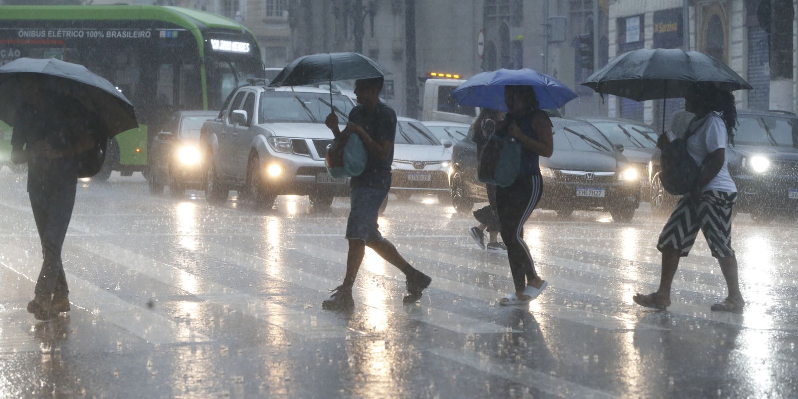 Defesa Civil emite alerta sobre chuvas fortes em todo o estado de São Paulo