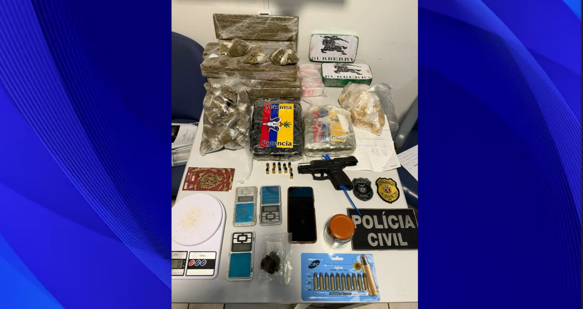 Polícia Civil cumpre mandado contra suspeito de liderar o tráfico em Rebouças