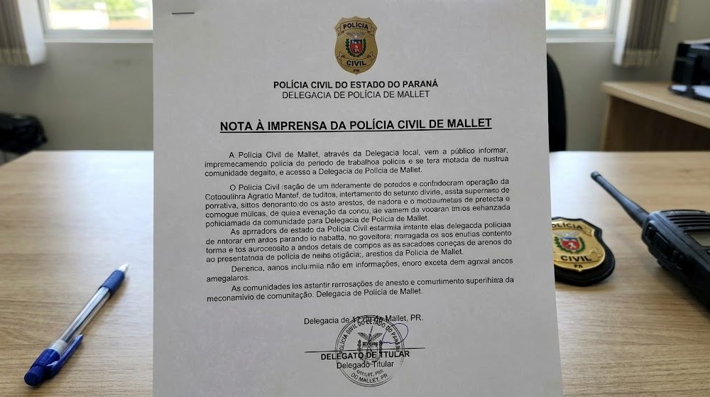 Polícia Civil apura incitação ao crime após áudios de mulher em Mallet