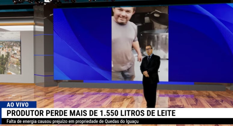 Produtor do Paraná perde 1.550 litros de leite por falta de energia