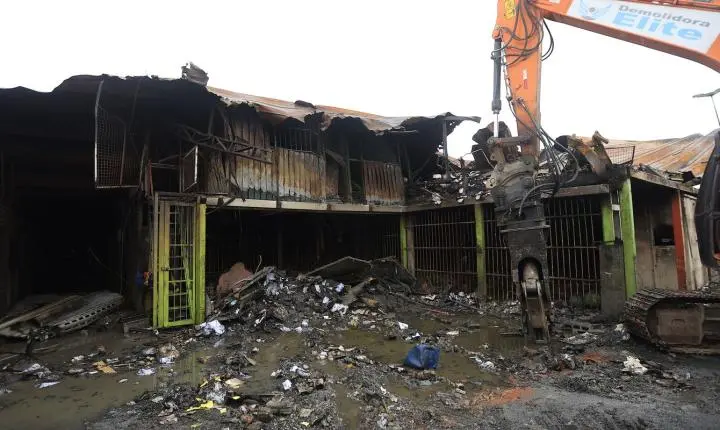Estruturas provisórias aceleram a reconstrução da Ceagesp
