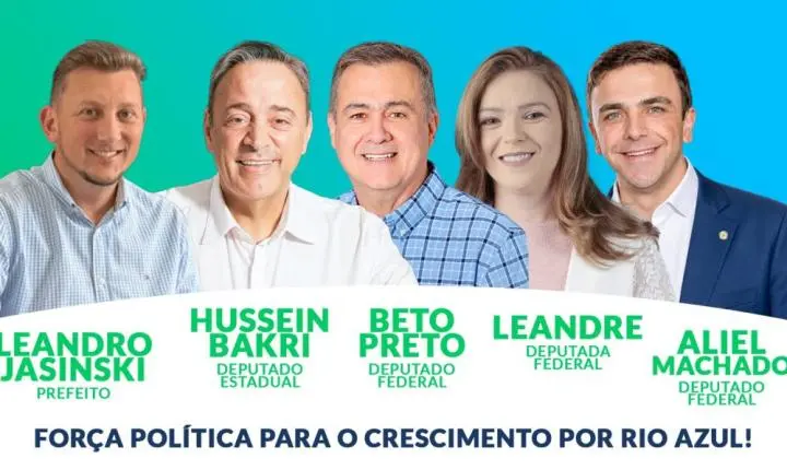 Leandro Jasinski consolida força política e lidera urnas em Rio Azul