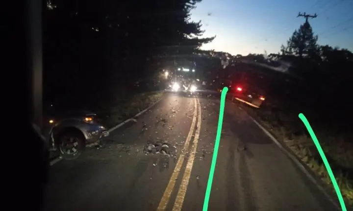 GRAVE ACIDENTE NA BR-153 EM DORIZON ENVOLVE TRÊS VEÍCULOS