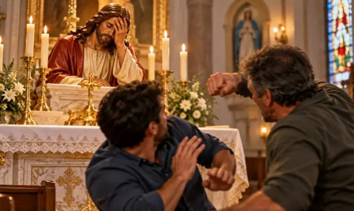 Agressão em celebração religiosa em Irineópolis após disputa sobre obras