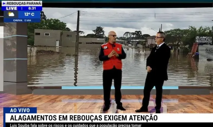 Chuvas fortes provocam enchentes em Rebouças com mais de 200 milímetros