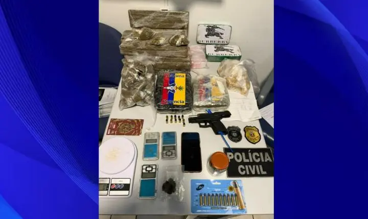 Polícia Civil cumpre mandado contra suspeito de liderar o tráfico em Rebouças