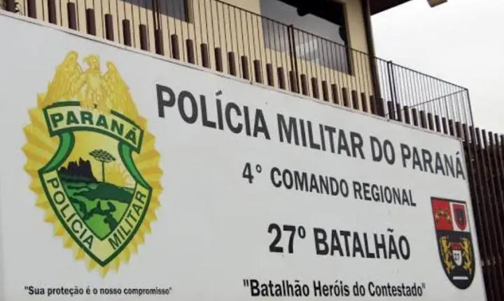 Polícia militar cumpre mandado de prisão em união da vitória