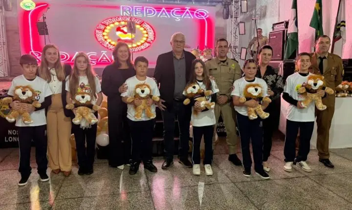 Prefeito Ireneu destaca importância do PROERD durante formatura de alunos em Paulo Frontin